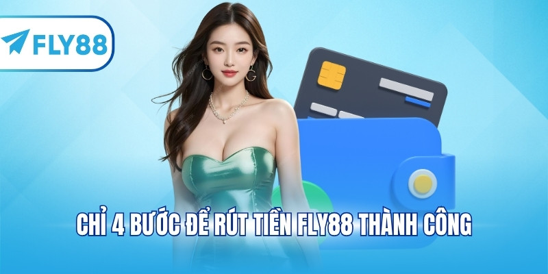 Chỉ 4 bước để rút tiền FLY88 thành công